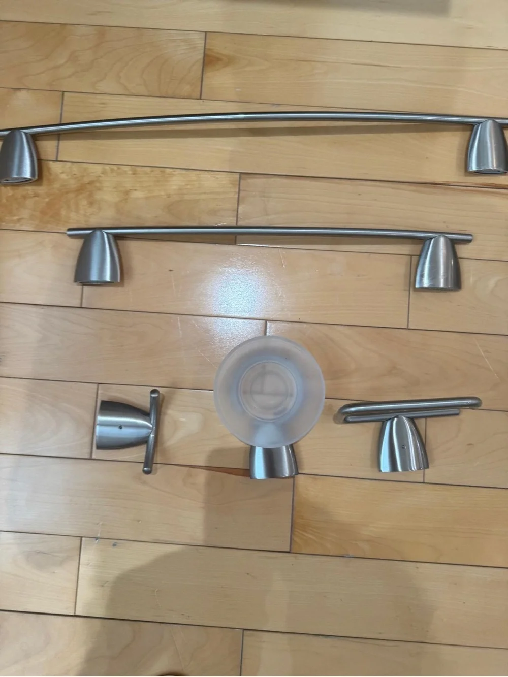 Brushed Nickel Bath Hardware Set - 5-Piece